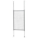 ディスプレーネット 黒 W90cm 61-125-9-3【店舗什器 ネット什器 ディスプレイネット ディスプレイネット 黒】【店舗 什器 ネット什器 展示 陳列 フレーム サービス ディスプレー 業務用】【ECJ】