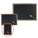 【まとめ買い10個セット品】アンティークブラックボード(片面) A3 ブラウン 61-206-8-2【店舗什器 小物 ディスプレー 文具 消耗品 店舗備品】【E...