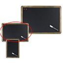 【まとめ買い10個セット品】アンティークブラックボード(片面) A2 ブラウン 61-206-8-4【店舗什器 小物 ディスプレー 文具 消耗品 店舗備品】【E...