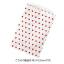 ハート ホワイト 18.5×23.5 100枚 61-304-3-3【店舗什器 小物 ディスプレー ギフト ラッピング 包装紙 袋 消耗品 店舗備品】【ECJ】