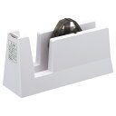 【まとめ買い10個セット品】テープカッター 直線美 for Business 白 61-330-7-1【店舗什器 小物 ディスプレー 文具 消耗品 店舗備品】【...