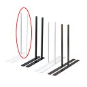 【まとめ買い10個セット品】 卓上ネットディスプレー脚(左右) 片面用 白 61-128-7-1【メーカー直送/代金引換決済不可】【店舗什器 小物 ディスプレー POP ポスター 消耗品 店舗備品】【ECJ】
