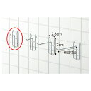 アクセサリー用フック(φ3mm) L3cm 10本 61-130-8-1【店舗什器 ネット什器 ネット用フック アクセサリー用ネットフック】【店舗什器 小物 デ...