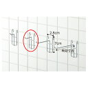アクセサリー用フックφ3mm L5cm CR10本組T 61-130-8-2【店舗什器 ネット什器 ネット用フック アクセサリー用ネットフック】【店舗 什器 ネ...