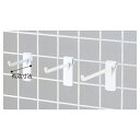 樹脂製ネットフック白 15cm 10本組 61-131-7-4【店舗什器 ネット什器 ネット用フック 樹脂製ネットフック 白】【ECJ】