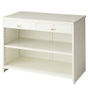 スチールカウンター 前面台無し W150cm 61-145-13-4【店舗什器 レジ台・カウンター カウンター・包装台 スチール製カウンター 前面台無し】店舗什...
