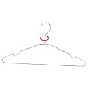 【まとめ買い10個セット品】スチール製ハンガークロームW38cm 10本 61-194-1-1【 演出 スチール製ハンガー クロームメッキ スチール製ハンガー ...