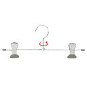 【まとめ買い10個セット品】スチール製ボトムハンガー T字型 W28cm 10本 61-194-13-1【店舗什器 パネル ディスプレー 棚 ハンガー 店舗備品...