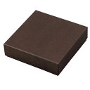 【まとめ買い10個セット品】 フェザーケース ブラウン 12.4×12.4×3.7cm 12個 61-661-56-5【ECJ】