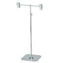 【まとめ買い10個セット品】ポップスタンド クロームメッキ 61-209-2-1【 サイン・掲示用品 ポップ立て・サイン 卓上ポップスタンド ポップスタンド 販...