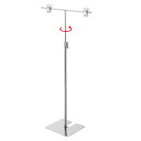 【まとめ買い10個セット品】ステンレス ポップスタンド ステンレス 61-209-3-1【店舗什器 小物 ディスプレー POP ポスター 消耗品 店舗備品】【E...