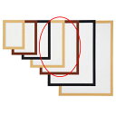【まとめ買い10個セット品】 軽量木製ポスターパネル(UVカット) ブラウン A2 61-220-2-5【メーカー直送/代金引換決済不可】【店舗什器 小物 ディ...