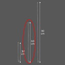【まとめ買い10個セット品】ステンレスワイヤー 60cm 10本 61-233-4-5【店舗什器 小物 ディスプレー POP ポスター 消耗品 店舗備品】【EC...
