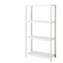 ノンボルトラック4段H180cm 150kg/段タイプ 本体 W96×D45.5cm 61-363-3-2【店舗運営用品 在庫場用品 在庫ラック ノンボルトラッ...