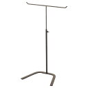 【まとめ買い10個セット品】T字スタンド 黒 61-159-5-1【店舗什器 パネル ディスプレー ハンガー 棚 店舗備品】【ECJ】