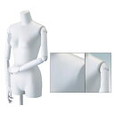 【まとめ買い10個セット品】 婦人ボディ本体(ボディのみ) フロア 腕付き 白ラッカー塗装 7号 61-182-8-1【メーカー直送/代金引換決済不可】【店舗什...