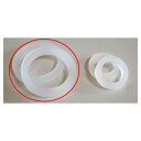 【まとめ買い10個セット品】スベリ止めリング 大 乳白 100個 61-199-5-3【 演出・ディスプレイ用品 ハンガーオプション ハンガー用オプション ハン...