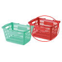 【まとめ買い10個セット品】買い物カゴBIG1 28リットル レッド 10個 買い物かご 61-379-3-3【 店舗運営用品 店内・店外備品 買物カゴ・ショッ...