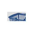 【まとめ買い10個セット品】買物カゴ(18リットル) ダークブルー 10個 61-784-92-3【店舗備品 店舗インテリア 店舗改装】【ECJ】