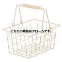 ワイヤーバスケット S クローム 61-380-2-3【店舗運営用品 店内・店外備品 買物カゴ・ショッピングバッグ ワイヤーバスケット】【店舗備品 店舗インテリ...