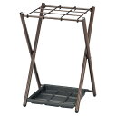 【まとめ買い10個セット品】 折りたたみ式傘立て ブラウン 9本立て 61-382-4-1【メーカー直送/代金引換決済不可】【店舗備品 店舗インテリア 店舗改装...