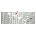 【まとめ買い10個セット品】 ネット用2段フック(φ6mm)10cm 10本組ホワイト 61-427-20-2【ECJ】