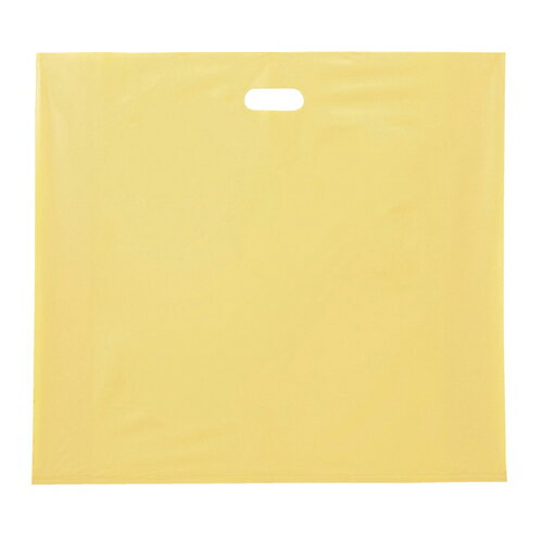 ベージュ 63×60×横マチ15 300枚 61-316-4-2【ラッピング用品 レジ袋・ポリ袋 スクエアバッグ（無地） 大容量ポリバッグ ベージュ 横長】【店舗備品 包装紙 ラッピング 袋 ディスプレー店舗】【ECJ】