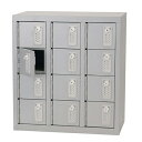 貴重品ロッカー(ダイヤル錠) 3列4段 61-361-4-2【店舗運営用品 防犯・防災用品 金庫・貴重品ロッカー 貴重品ロッカー】店舗什器 ディスプレー マネキ...