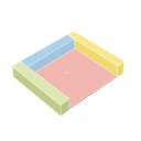 【まとめ買い10個セット品】 ハイグレードキッズコーナー パステル 半畳サイズ 61-374-2-1【メーカー直送/代金引換決済不可】【店舗備品 店舗インテリア...