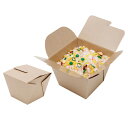 【まとめ買い10個セット品】ネオクラフトBOX フードBOX S 20枚 61-398-7-12【店舗備品 包装紙 ラッピング 袋 ディスプレー店舗】【ECJ】