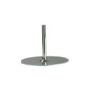 【まとめ買い10個セット品】 卓上用ベースパーツ スチール製(縁ゴム付き) 61-182-19-8【メーカー直送/代金引換決済不可】【店舗什器 マネキン ディス...