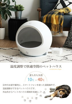 ペットハウス 猫ハウス 猫 犬 小型犬 ベッド ペット家具 猫用 冬 温かい 夏 涼しい petkit スマートハウス cozy 送料無料 スマート・ペットハウス・コージー2 ホワイト PETKIT