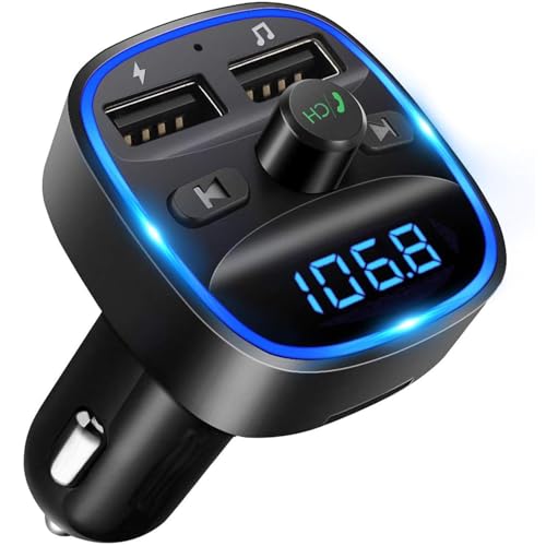 2026新登場 FMトランスミッター 車載充電器 Bluetooth USB急速充電 Bluetooth/U-デ...
