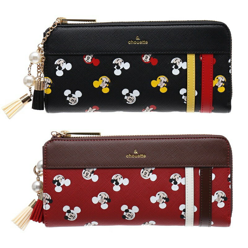 アンドシュエット chouette ラウンド L字 ファスナー ディズニー disney ミッキー ミニー 長財布 財布 レディース かわいい おしゃれ ギフトラッピング サマンサのサムネイル
