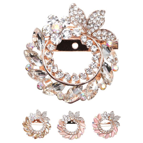 【1000円ポッキリ 送料無料】 ブローチ ピン パール ビジューキラキラフラワーモチーフ 花 ゴールド おしゃれ キラキラ ゴージャス ポイント 大人 レディース 高級感のサムネイル