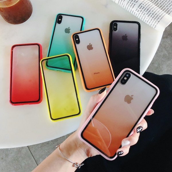 【ガラスフィルム付】 iphone11 ケース 韓国 iphone11proケース iphoneケース pro max iphonese ケース iphonexr ケース iphonexs ケース TPU グラデクリア 透明 クリア グラデーション お揃い