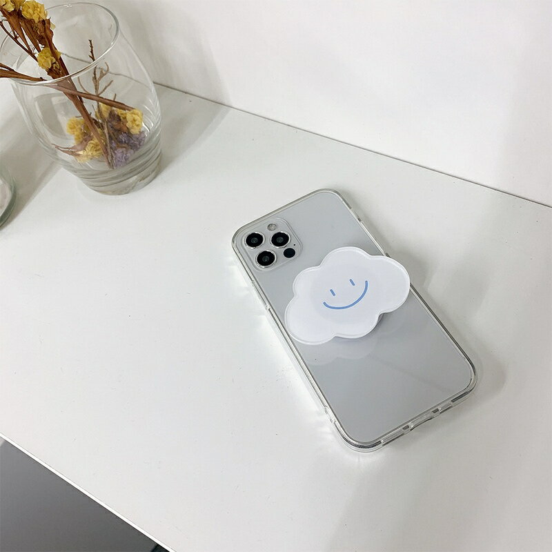 スマホグリップ 韓国 magsafe リング かわいい おしゃれ スマホリング スマホスタンド スマホケース スマホホルダー スマホアクセサリー カスタム 雲 クラウド もこもこ