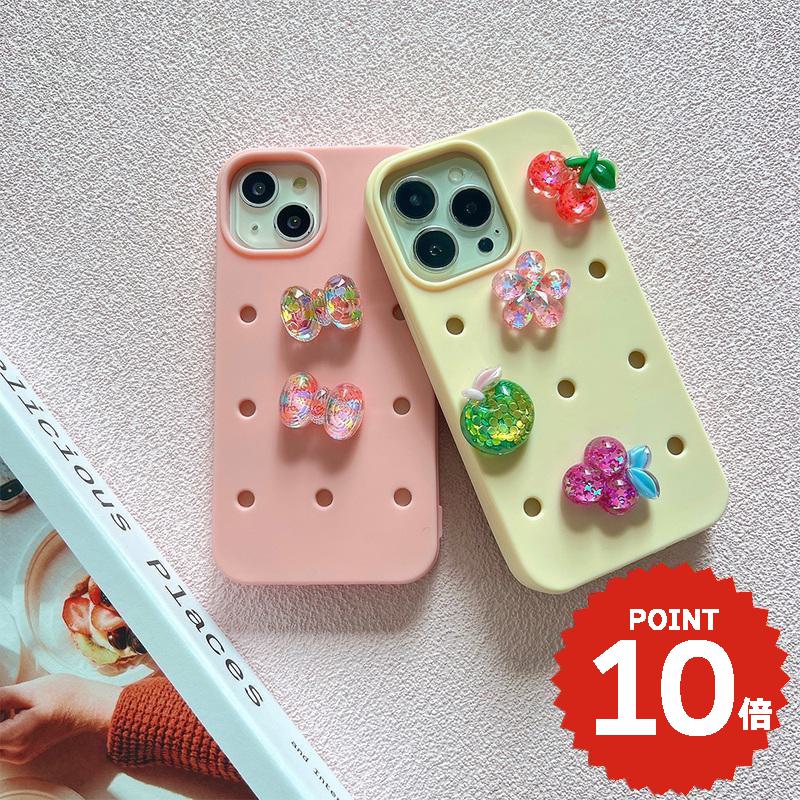 アクセサリー シューズ チャーム 飾り デコレーション ピン パーツ カスタム オリジナル かわいい おしゃれ 付け替え レディース 女性 キラキラ リボン フルーツ