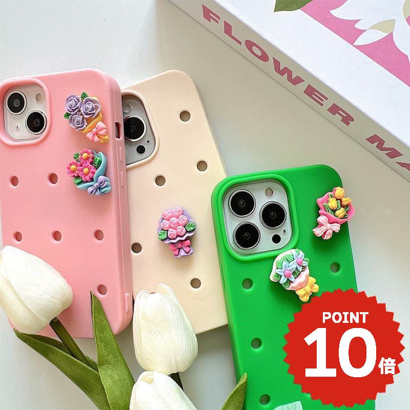 アクセサリー シューズ チャーム 飾り デコレーション ピン パーツ カスタム オリジナル かわいい おしゃれ 付け替え レディース 女性 花束 ブーケ フラワー 花