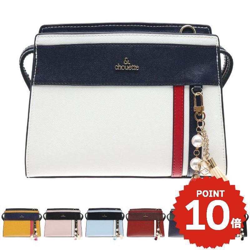 ＼ギフトラッピング無料／【チャームセット品】 ショルダーバッグ レディース 斜めがけ ブランド アンドシュエット &chouette スポーティーライン ミニ サマンサアンドシュエット