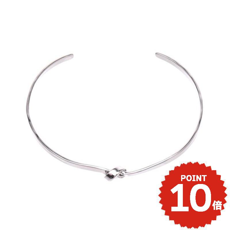 スモールノットメタルスリムバングル シルバー レディースアクセサリー onlyou オンリーユー