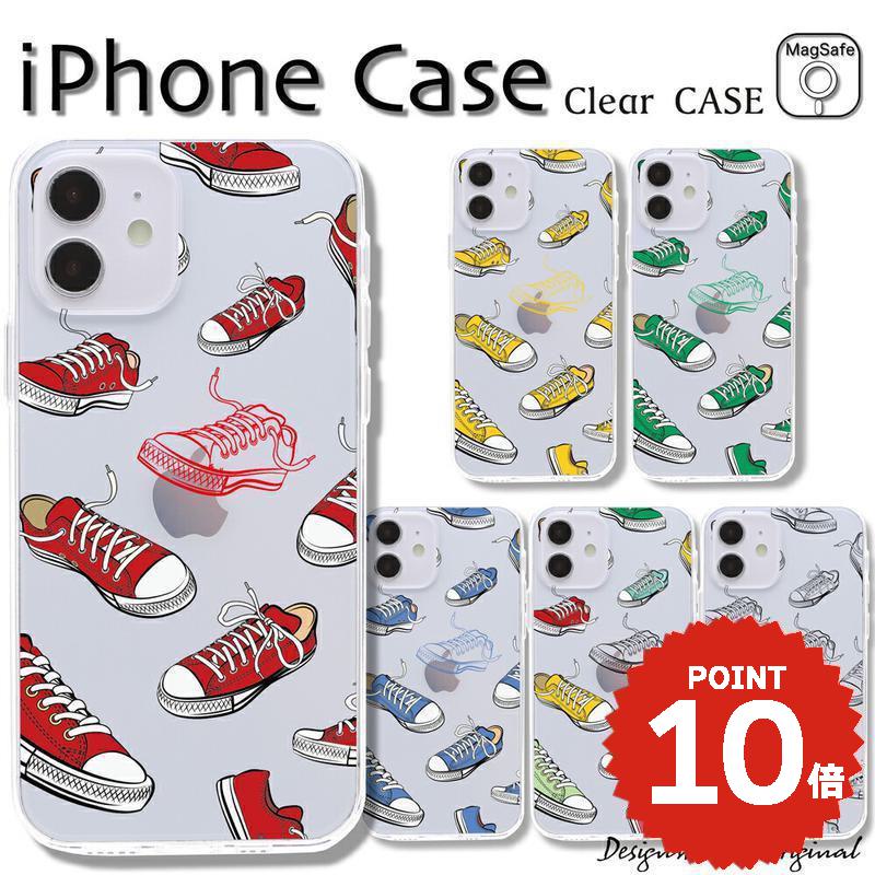 iPhone17 ケース かわいい 韓国 magsafe対応 iphone16e ケース iphone16 ケース iPhone17 Air Pro max ケース iphone16pro iPhone15 iPhone14 iphone13 ケース 可愛い クリア スニーカー シューズ キャンバス マグセーフ iphone12 ケース おしゃれ