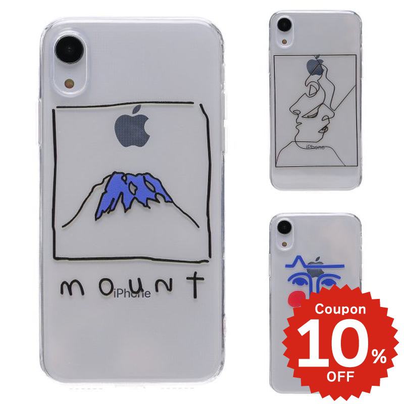 樂天商城 - iphone11 ケース 韓国 iphone11proケース iPhone ケース pro max iphonese ケース iphonexr ケース iphonexs ケース かわいい 大人かわいい おしゃれ 11 シンプルイラスト デザイン 個性的 カラフル クリア