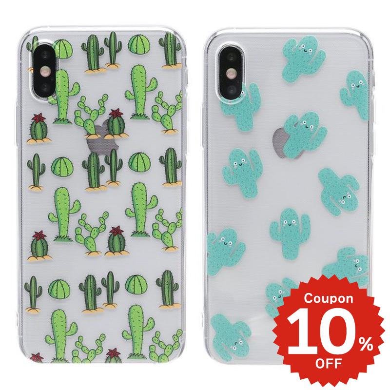 Rakuten - iphonese ケース かわいい 韓国 第2世代 第3世代 iPhonexrケース iphoneXs ケース iphonexsmax かわいい 大人かわいい おしゃれ クリア サボテン グリーン 面白い