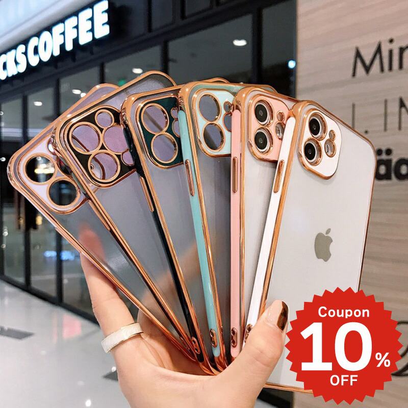 iphone12 ケース 大人かわいい mini pro max iphone11 アイフォン iPhone ケース iphonexrケース iphone se 韓国 大人 女子 シンプル ゴールド カラー 女性 男性