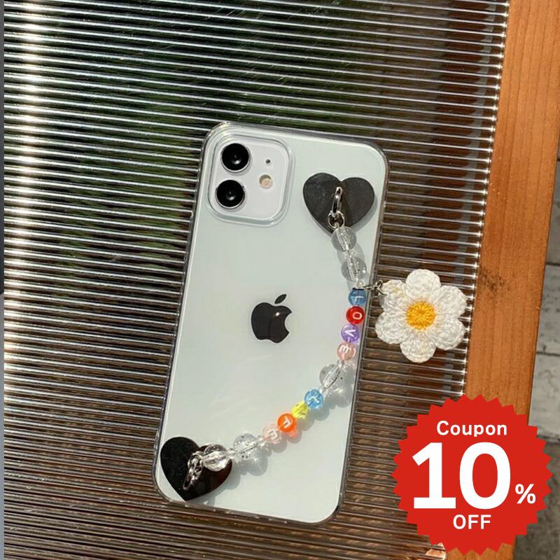 Rakuten - iphone12 ケース 大人かわいい mini pro max iphone11 アイフォン iPhone ケース iphonexrケース iphone se 韓国 大人 女子 ビジュー チェーン 花 ハート レディース