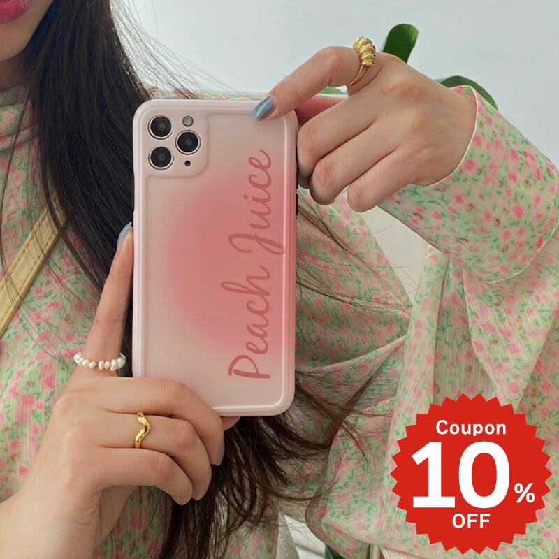 乐天商城 - iphone12 ケース 大人かわいい mini pro max iphone11 アイフォン iPhone ケース iphonexrケース iphone se 韓国 大人 女子 TPU ピーチ カラー ロゴ シンプル 個性的 お揃い 女性