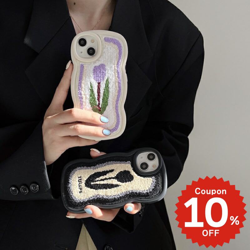 樂天商城 - iphone14 ケース 韓国 かわいい 花 iphone13 ケース iphone14pro iphone13 pro iphone12 mini ケース iphone11 アイフォン iPhone ケース iphonese ケース 韓国 かわいい おしゃれ TPU もこもこ 秋冬 フラワー チューリップ ペア