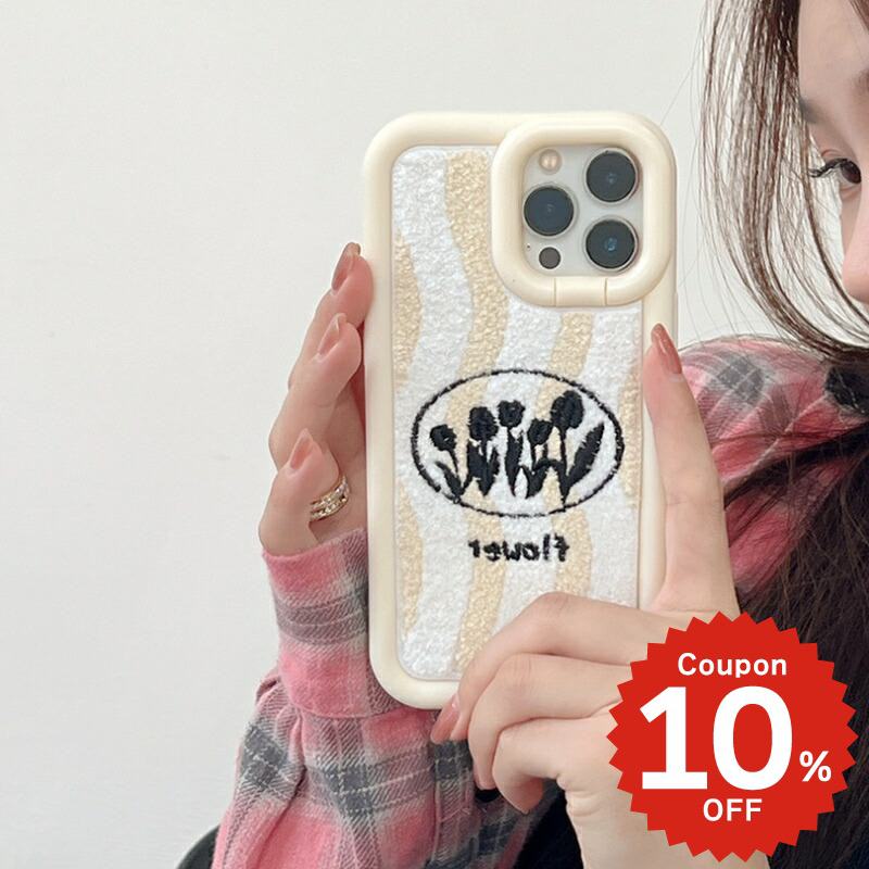 樂天商城 - iphone14 ケース 韓国 かわいい 花 iphone13 ケース iphone14pro iphone13 pro iphone12 mini ケース iphone11 アイフォン iPhone ケース iphonese ケース 韓国 かわいい おしゃれ TPU もこもこ 秋冬 フラワー ウェーブ ペア