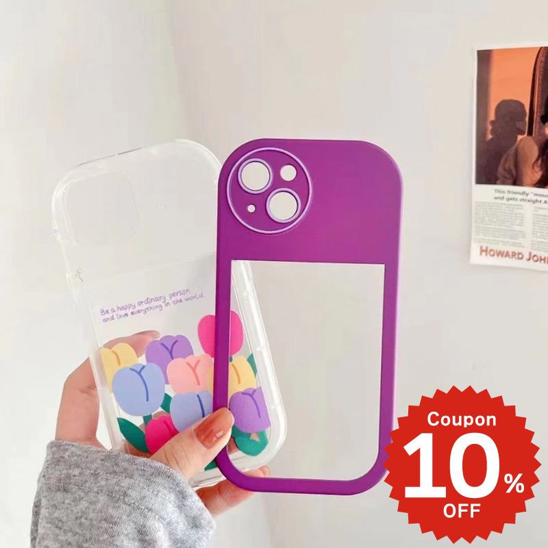 Rakuten - iphone14 ケース 韓国 かわいい iphone13 ケース iphone14pro iphone13 pro iphone12 mini ケース iphone11 アイフォン iPhone ケース iphonese ケース かわいい おしゃれ TPU くり抜き フラワー パープル おしゃれ かわいい レディース 大人 女子